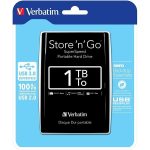VERBATIM STORE N GO HARD DRIVE USB 3.0 1TB BLACK