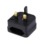 ADAPTER 2 PIN EU TO 3 PIN UK 2.5A 250V