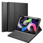 BLUETOOTH KEYBOARD CASE WITH PEN SLOT IPAD 10.2 - 10.5 BLACK