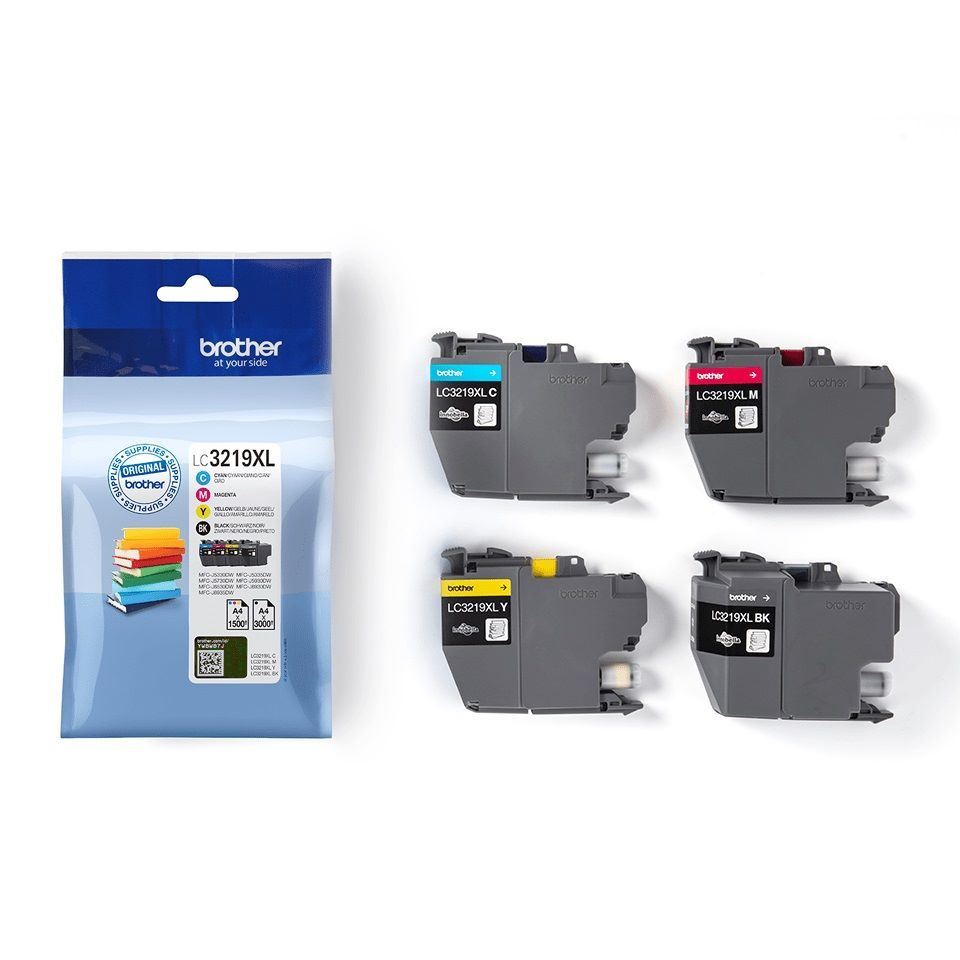 BROTHER INK LC3219XL VALUE PACK 4 CARTRIDGES