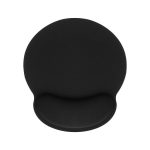 ERGONOMIC MOUSE PAD WITH WRIST SUPPORT BLACK