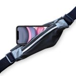SPORT BELT CASE WITH LIGHT APS-01B BLACK