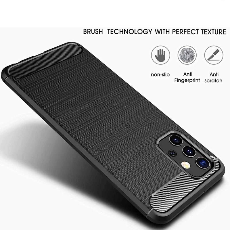 Super Frosted Phone Case Samsung Galaxy A52 CARBON BRUSHED CASE