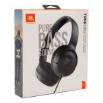 JBL TUNE 500 WIRED HEADPHONES WITH MIC BLACK