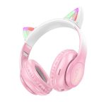 HOCO CAT EAR WIRELESS HEADPHONES CHERRY BLOSSOM W42