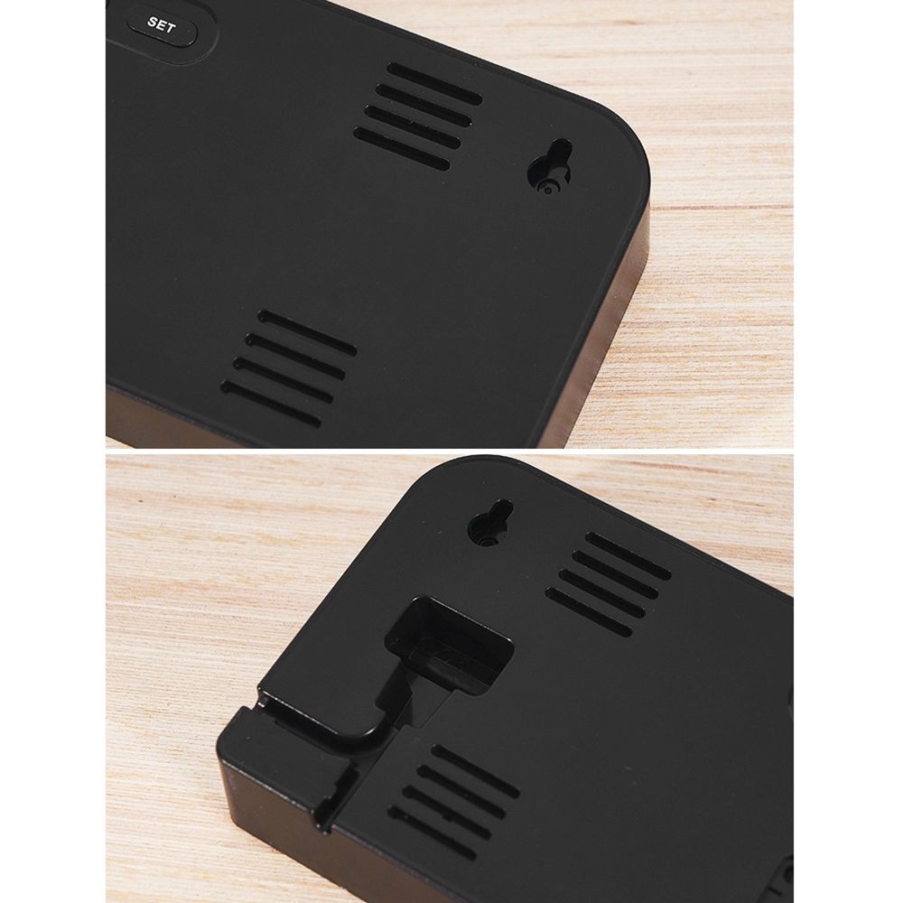 ELECTRONIC WALL CLOCK WITH DATE AND TEMPERATURE GH0707 - Image 2