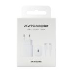 SAMSUNG FAST CHARGER & TYPE-C CABLE 25W EP-T2510XWE WHITE