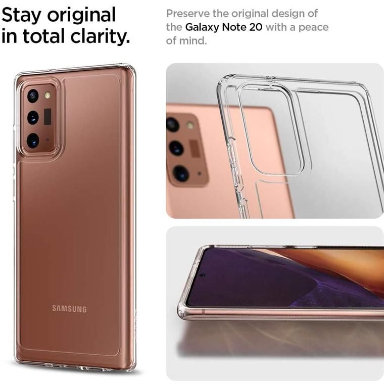 SPIGEN ULTRA HYBRID SAMSUNG NOTE 20 CLEAR Extreme Mobiles Ltd