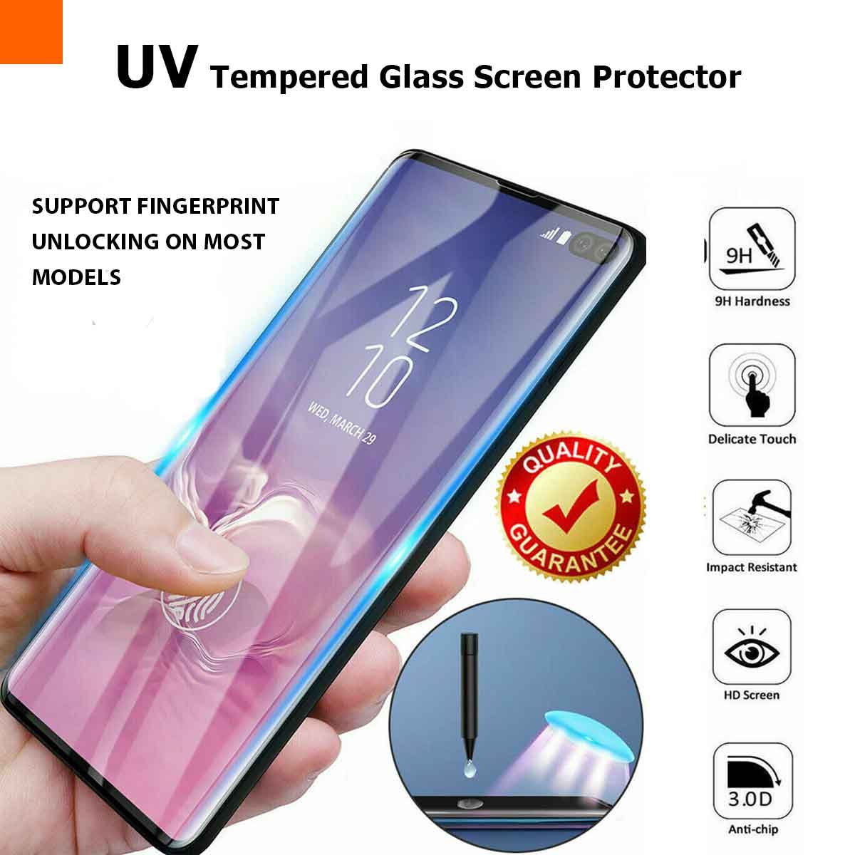 Glass Screen Protector Samsung Note 10 Gorilla Glass UV TEMPERED