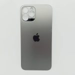 BACK GLASS iPHONE 12 PRO MAX BIG HOLE GREY