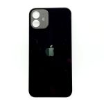BACK GLASS iPHONE 12 BIG HOLE BLACK