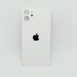 BACK GLASS iPHONE 12 BIG HOLE WHITE