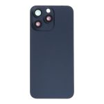 BACK GLASS iPHONE 15 PRO MAX METAL PLATE LENS BLUE