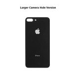 BACK GLASS iPHONE 8 PLUS BIG HOLE BLACK
